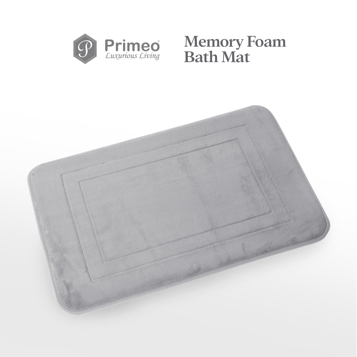 PRIMEO Premium Memory Foam Bathroom Mat