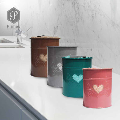 PRIMEO Premium 100% Cotton Hand Towel Set w/ Basket 300gsm Soft High Absorbent Set of 3 Modern Italian Design Amazing Gift Idea For Any Occasion!