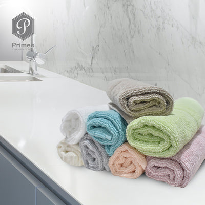 PRIMEO Premium 100% Ring Spun Carded Cotton Double Pile Face Towel 540gsm Soft High Absorbent Amazing Gift Idea For Any Occasion!