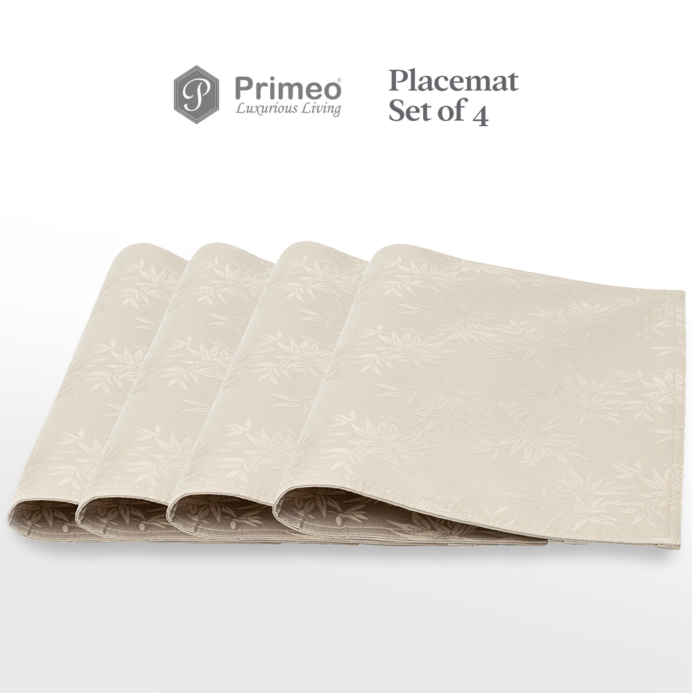 PRIMEO Premium Jacquard Placemat Set of 4