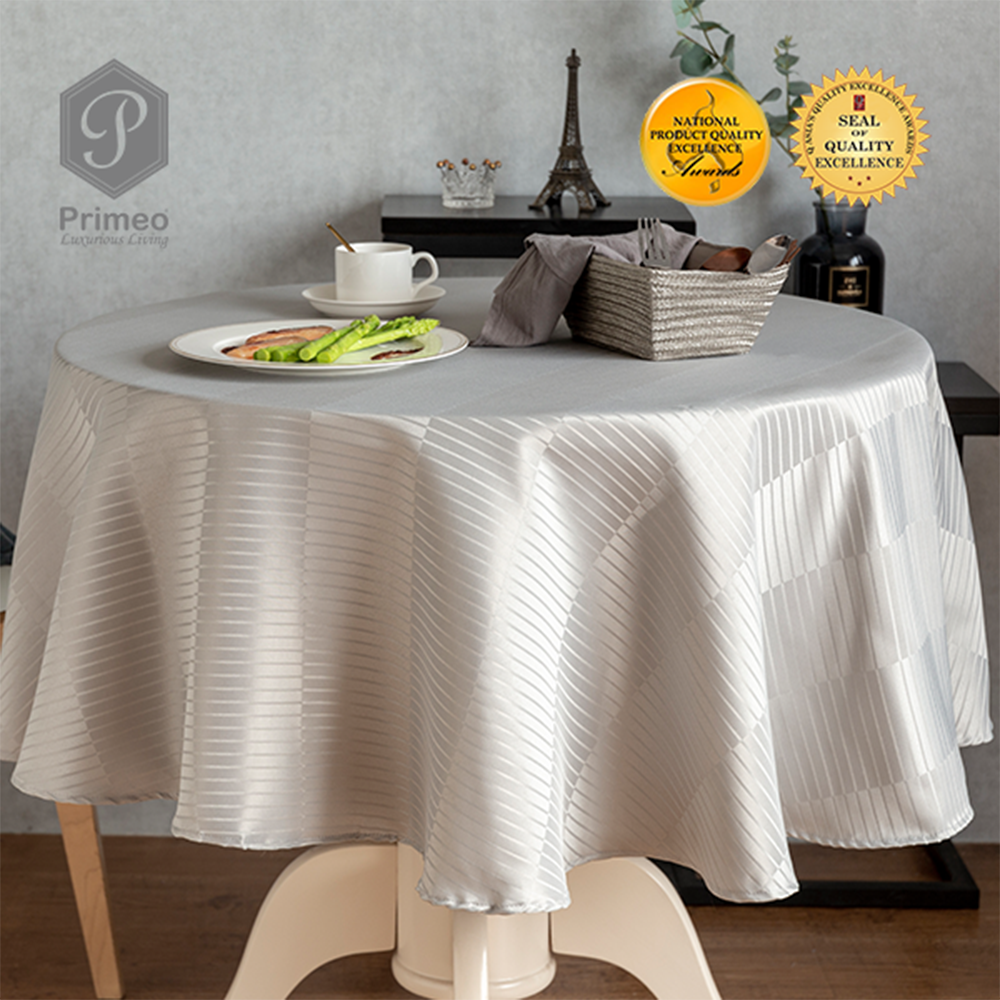 PRIMEO Premium Jacquard Round Table Cloth