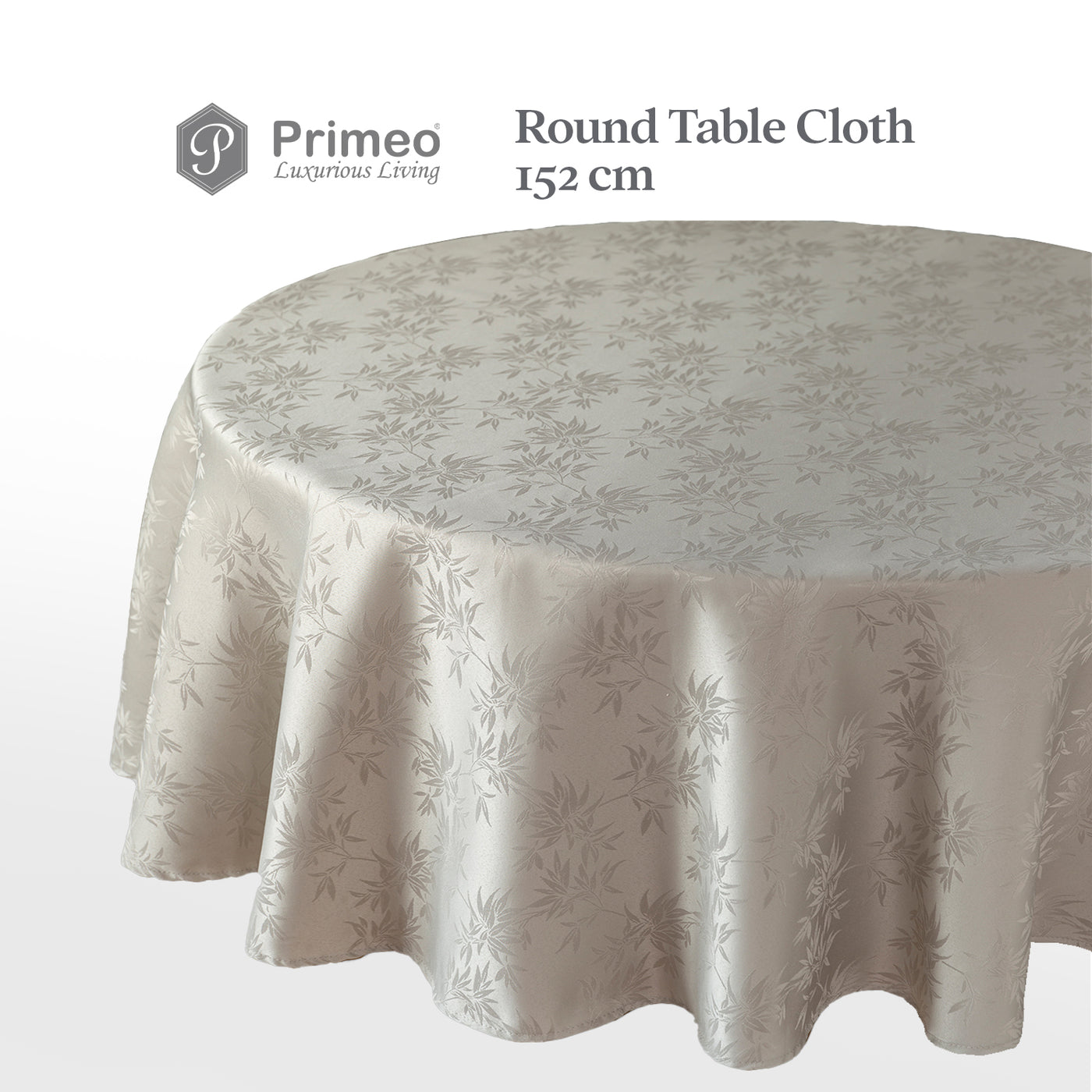 PRIMEO Premium Jacquard Round Table Cloth