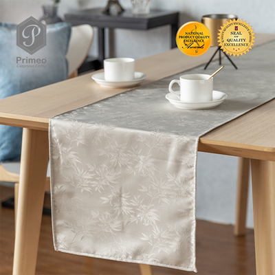 PRIMEO Premium Jacquard Table Runner 100% Polyester 13" x 72"   Heavy Duty Fabric 150gsm Modern Italian Design  Amazing Gift Idea For Any Occasion!