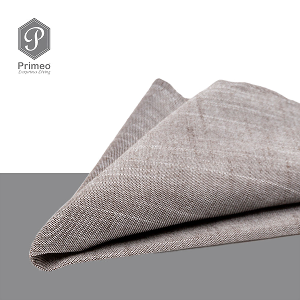PRIMEO Premium Yarn Dyed Table Napkin 100% Polyester 18x18" Set of 4 Heavy Duty Fabric 170gsm Amazing Gift Idea For Any Occasion!