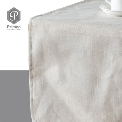 PRIMEO Premium Yarn Dyed Table Runner 100% Polyester 13" x 90"   Heavy Duty Fabric 170gsm Modern Italian Design  Amazing Gift Idea For Any Occasion!
