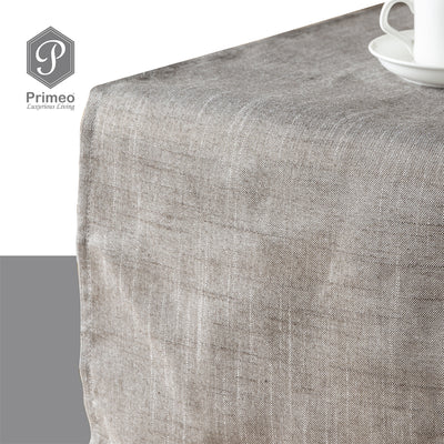 PRIMEO Premium Yarn Dyed Table Runner 100% Polyester 13" x 90"   Heavy Duty Fabric 170gsm Modern Italian Design  Amazing Gift Idea For Any Occasion!