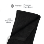 Primeo 100% Cotton Face Towel - Popcorn Weave Collection Towels