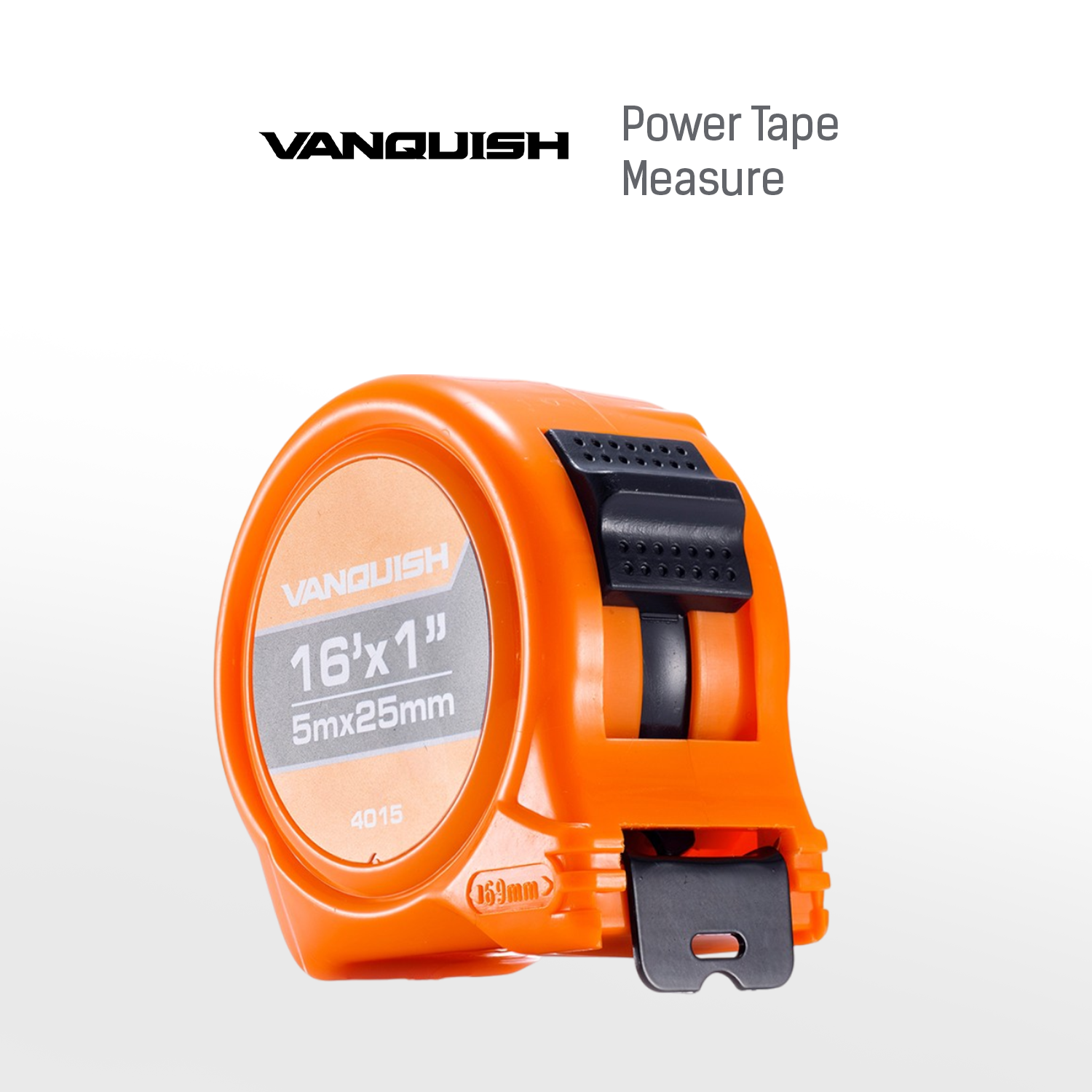 VANQUISH Premium Power Tape Measure | Heavy Duty | Professional