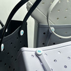 Quencha Heavy-Duty Rubber Tote Bag Waterproof Utility & Grocery Bag Washable EVA Material