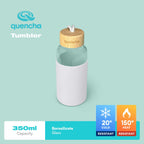 QUENCHA 12oz & 17oz Glass Water Bottle