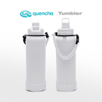 QUENCHA 19oz & 37oz Insulated Tumbler with Strap and Silicone Boot