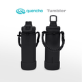 QUENCHA 19oz & 37oz Insulated Tumbler with Strap and Silicone Boot