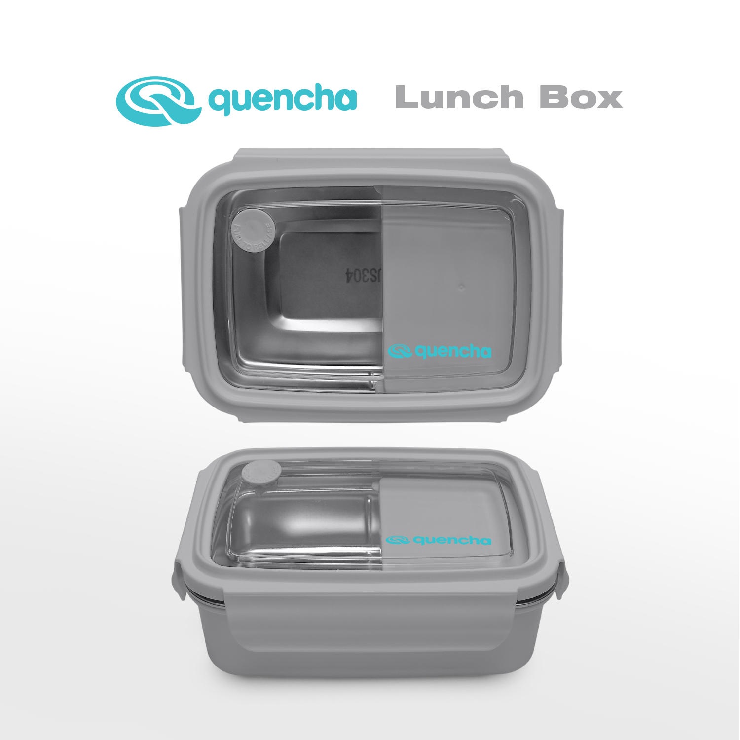 QUENCHA 800ml Stainless Steel Insulated Lunch Box