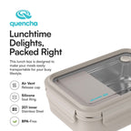 QUENCHA 800ml Stainless Steel Insulated Lunch Box