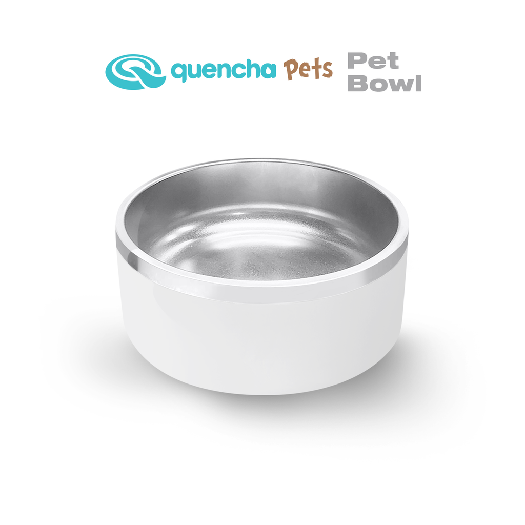 Quencha Double Wall Stainless Steel Pet Bowl