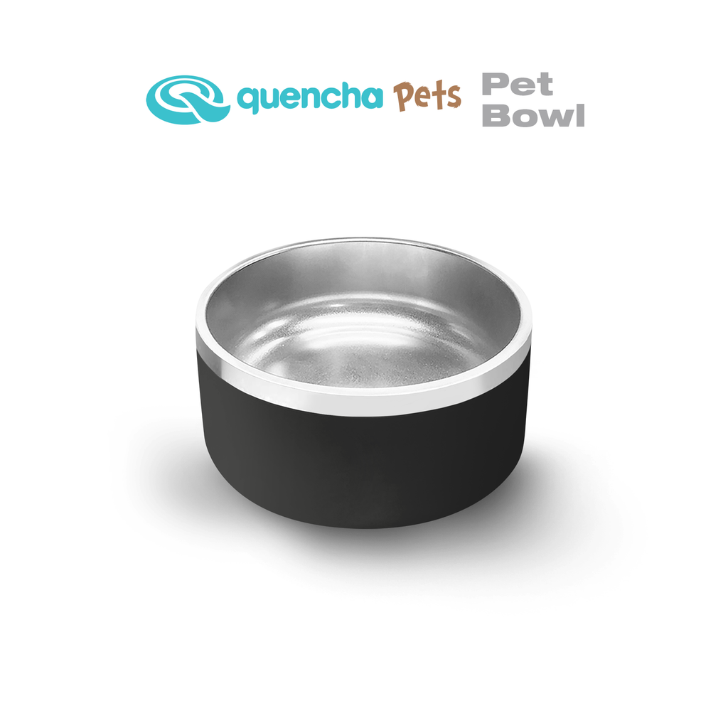 Quencha Double Wall Stainless Steel Pet Bowl