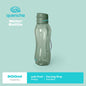 QUENCHA 17oz & 37oz Flip Cap Plastic Water Bottle