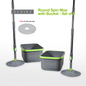 SCRUBZ Premium Microfiber 360ᴼ Spin Mop with Single Bucket (Buy 1 Take 1)