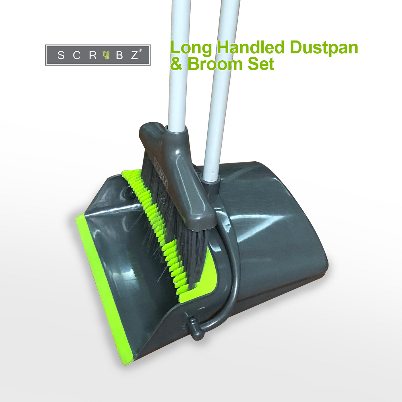 SCRUBZ Premium Dustpan Broom Set
