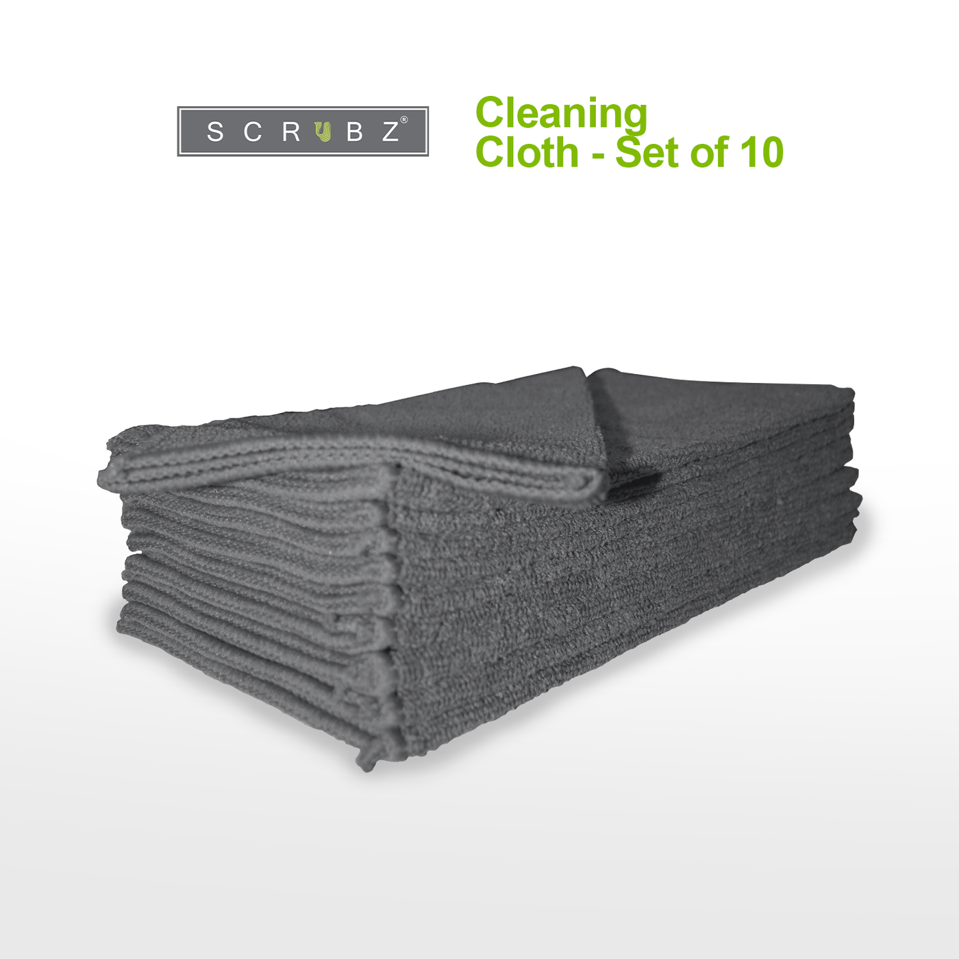 SCRUBZ Premium Cleaning Cloth 10pcs Set