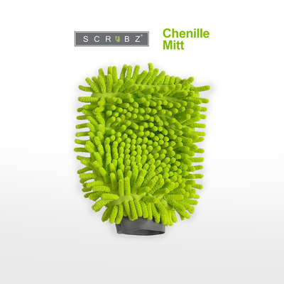 SCRUBZ Premium Chenille Wash Mitt Cleaning Tools