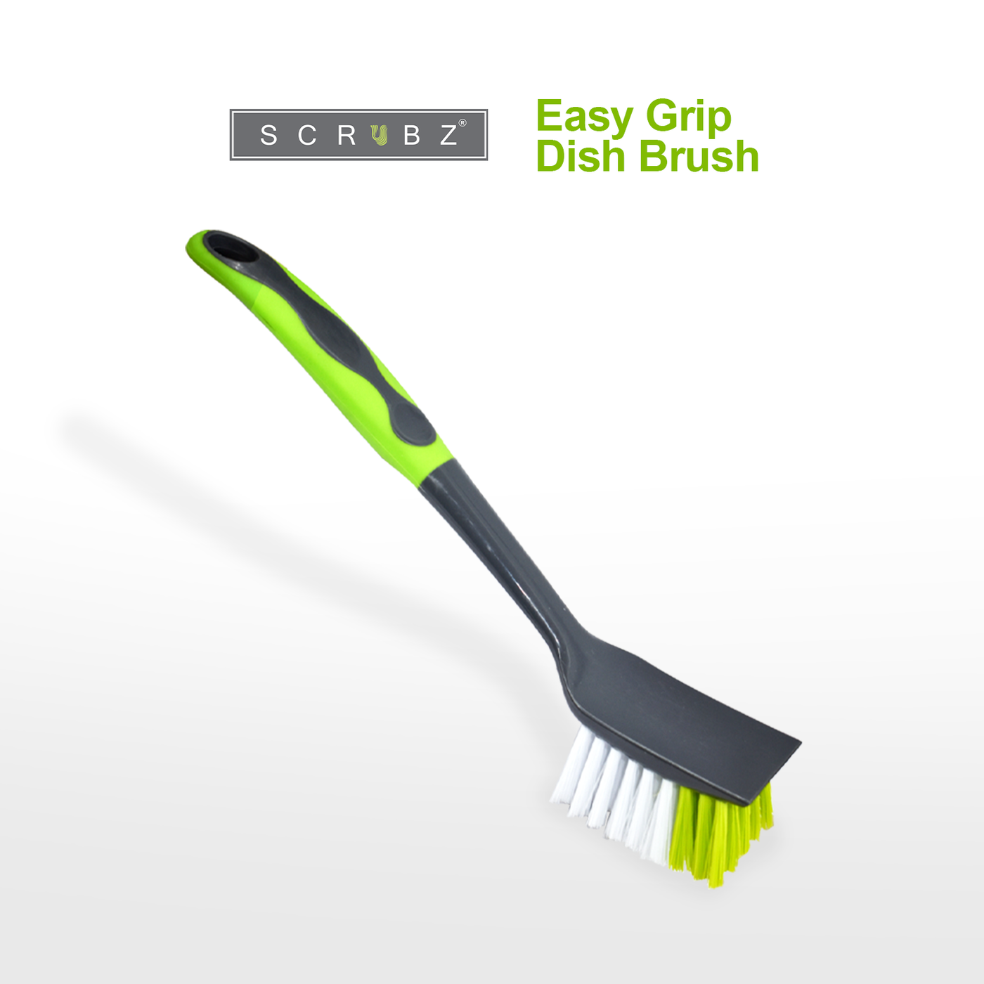 SCRUBZ Premium Dish Brush with Handle