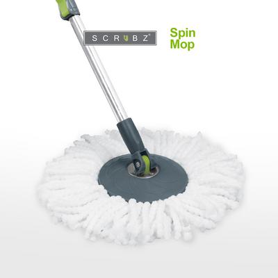 SCRUBZ Premium Microfiber Spin Mop / Head Refill
