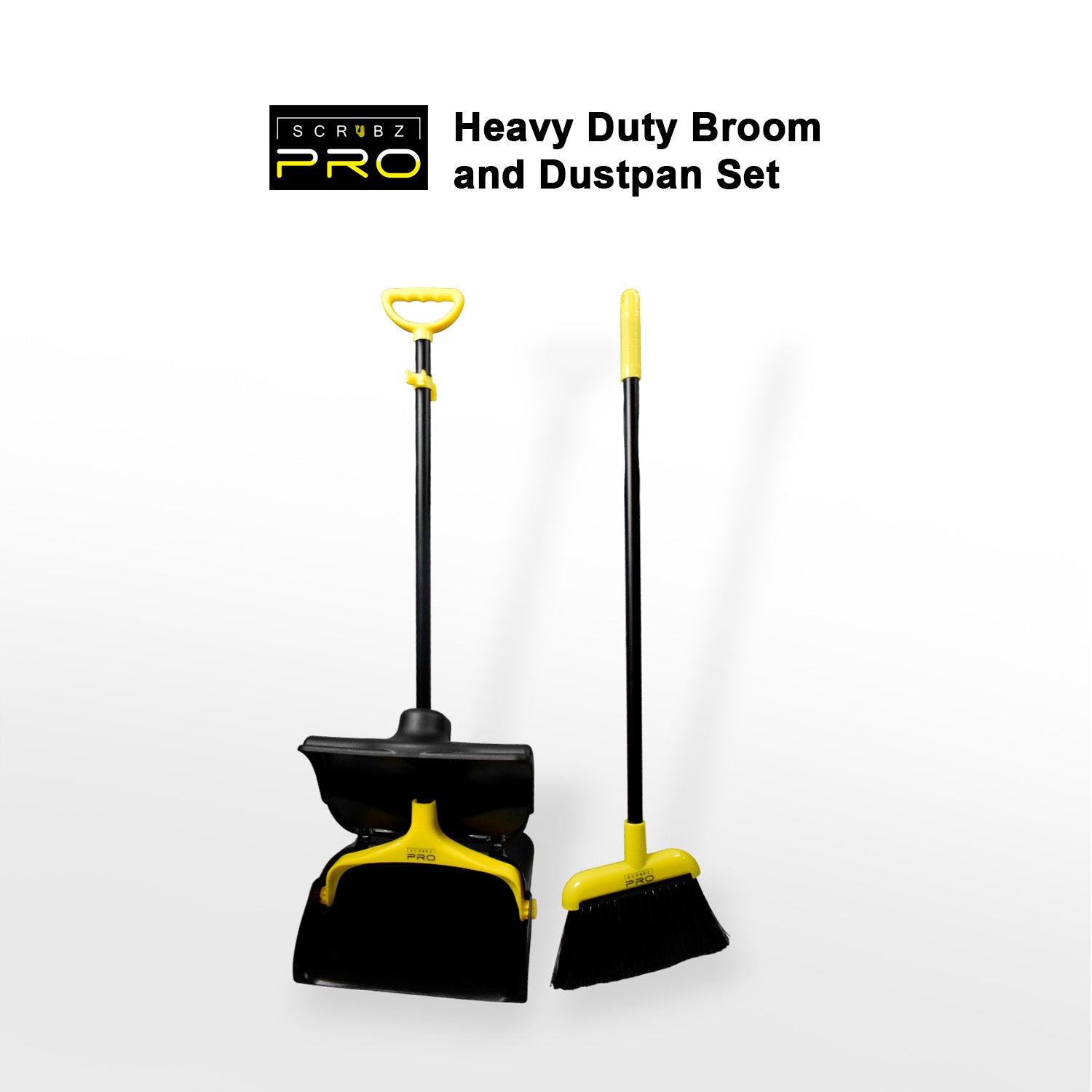 SCRUBZ Pro Heavy Duty Broom and Dustpan Set – Sunbeams Lifestyle