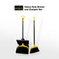 SCRUBZ Pro Heavy Duty Broom and Dustpan Set