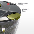 SLIQUE Avotech Anti-Slip Base Salad Spinner 4000ml | 4L