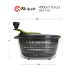 SLIQUE Avotech Anti-Slip Base Salad Spinner 4000ml | 4L