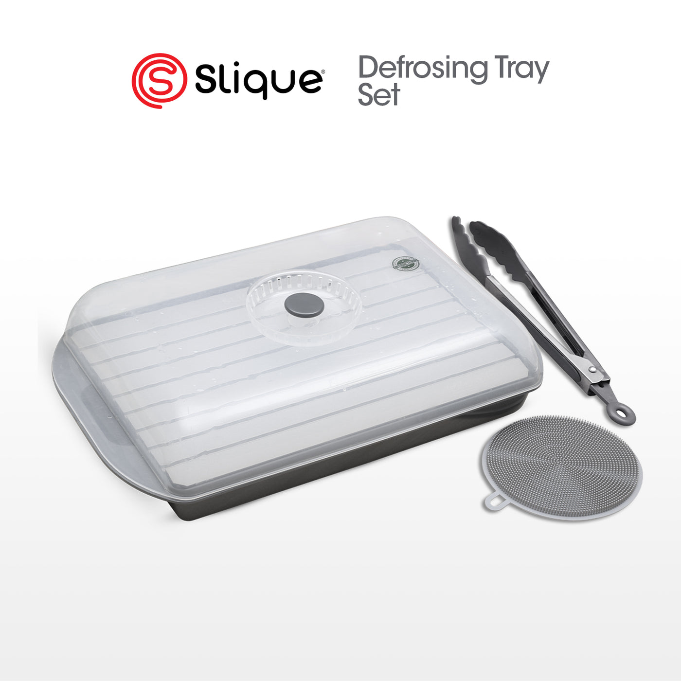 SLIQUE Premium Defrosting Tray with Lid