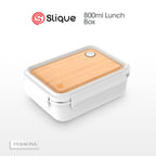 SLIQUE Lunch box w/PP Spork Included | Compartment 800ml BPA Free