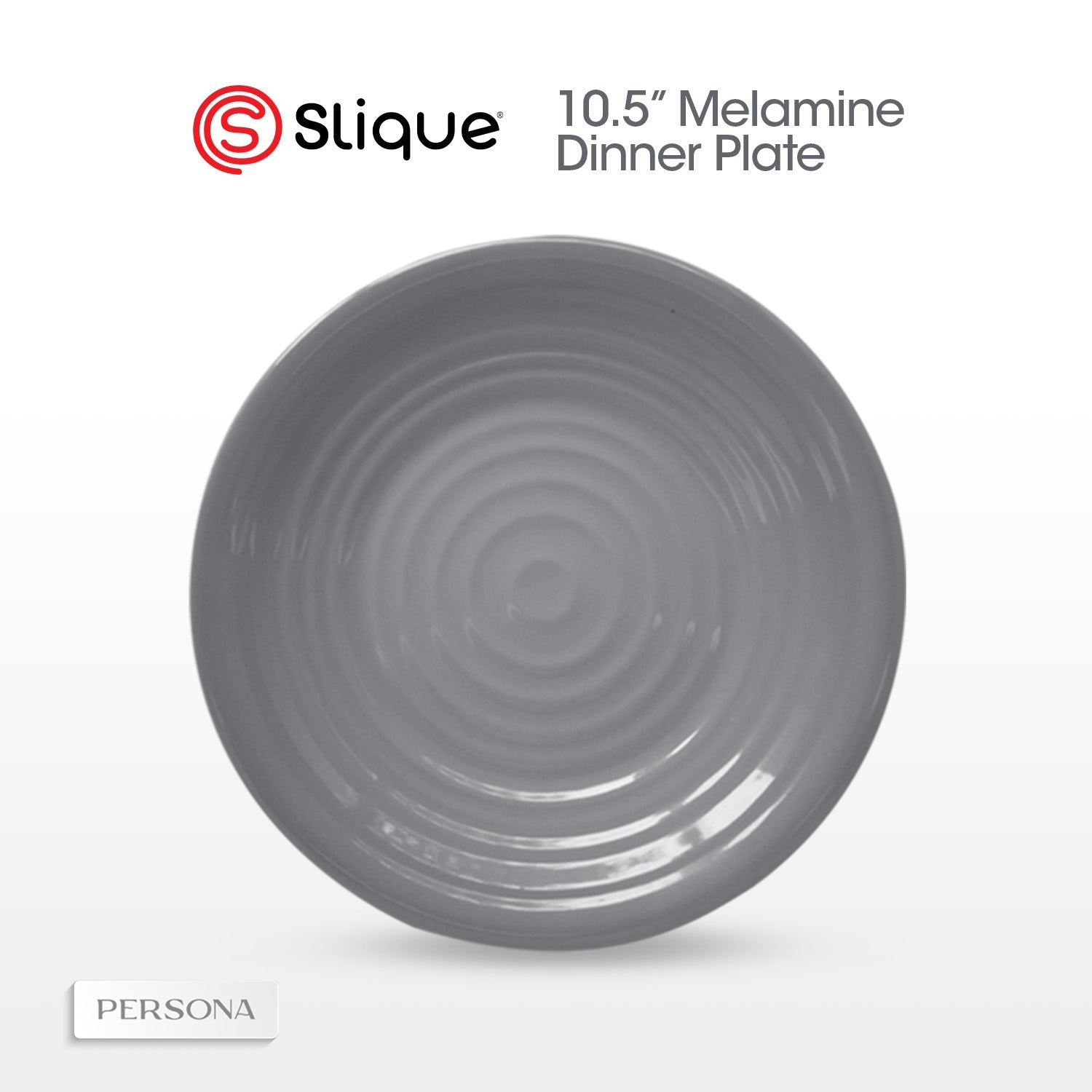 SLIQUE Premium Melamine Dinner Plate, Serving Plate, Dessert Plate, Bowl, Serving Bowl, Deep Bowl, Sauce Dish, Tumbler, Rice Spoon, Soup Ladle - Persona Collection