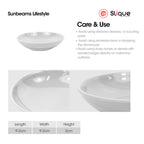 SLIQUE Premium Melamine Dinner Plate, Serving Plate, Dessert Plate, Bowl, Serving Bowl, Deep Bowl, Sauce Dish, Tumbler, Rice Spoon, Soup Ladle - Persona Collection