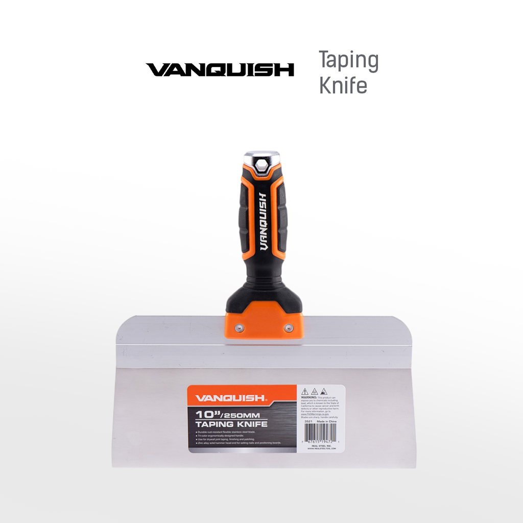 VANQUISH Premium Taping Knife, Flexible Blade 10inch | 250mm