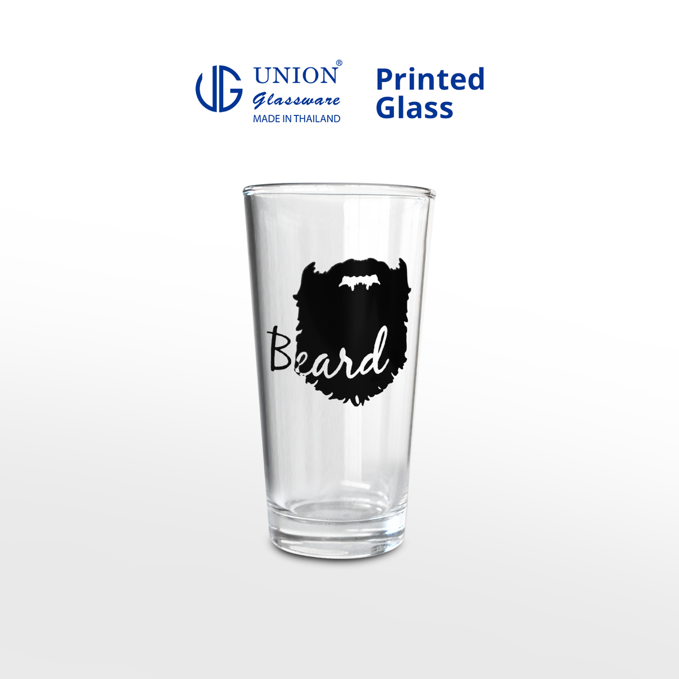 UNION GLASS Thailand Premium Printed Glass Limited Edition Design Water, Juice, Soda Glass 285ml | 9.6oz