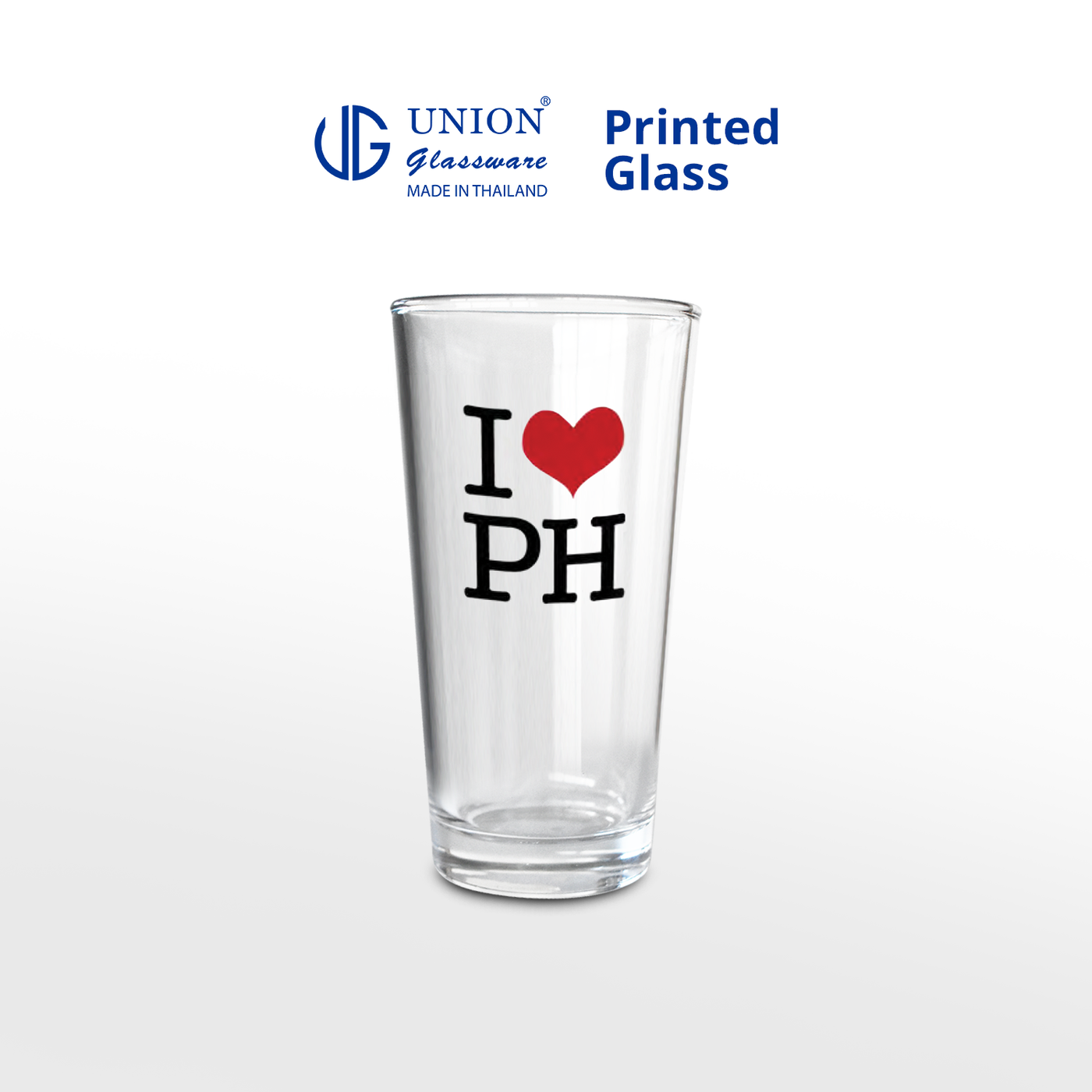 UNION GLASS Premium Printed Glass Limited Edition Design Highball 445ml | 15oz