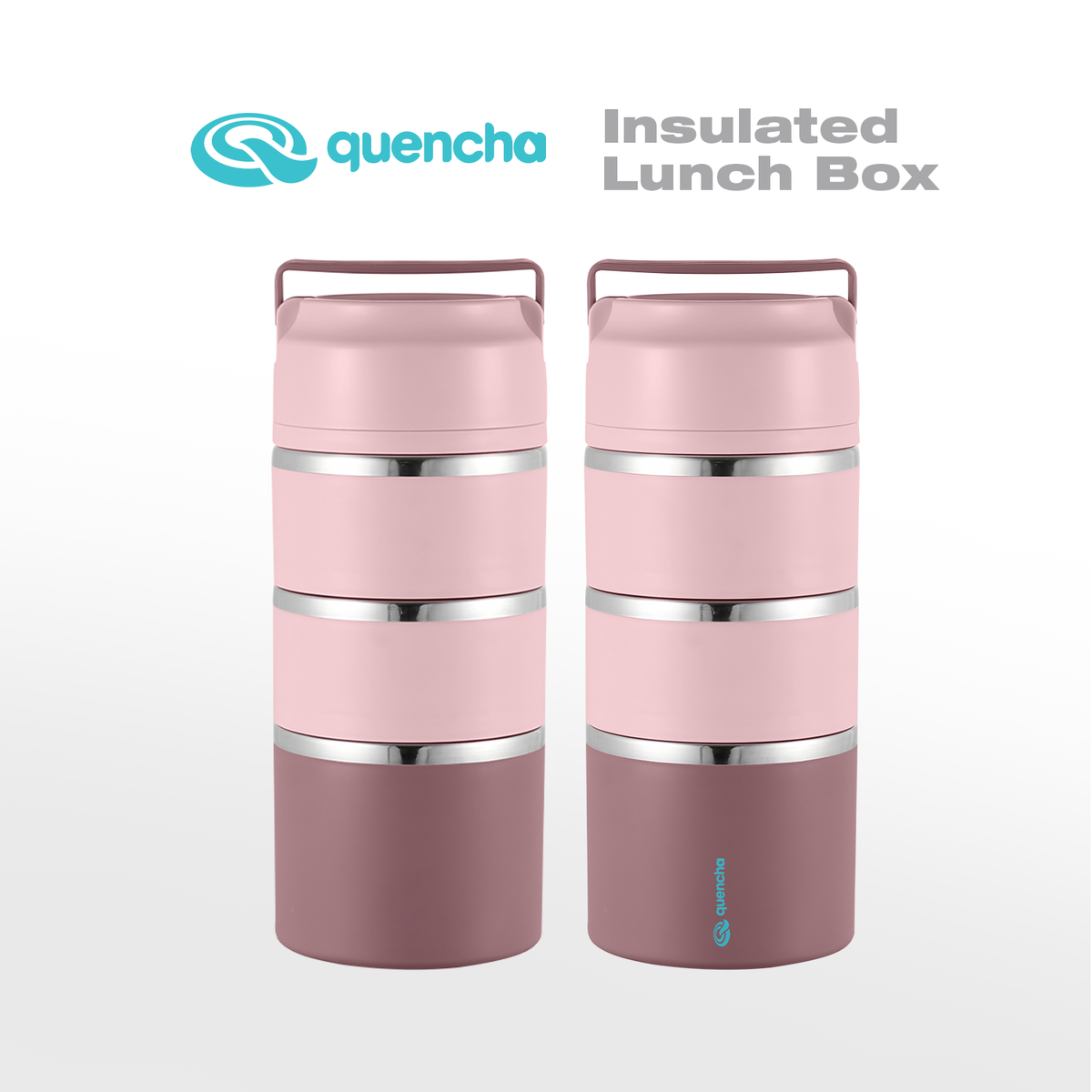 Quencha Horizon Collection Insulated Tumbler Coffee Mug Water Bottle Lunch Box Vacuum Flask