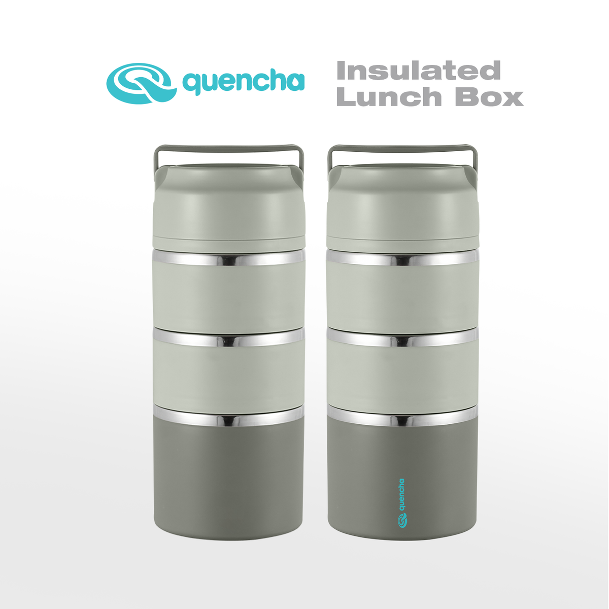 Quencha Horizon Collection Insulated Tumbler Coffee Mug Water Bottle Lunch Box Vacuum Flask