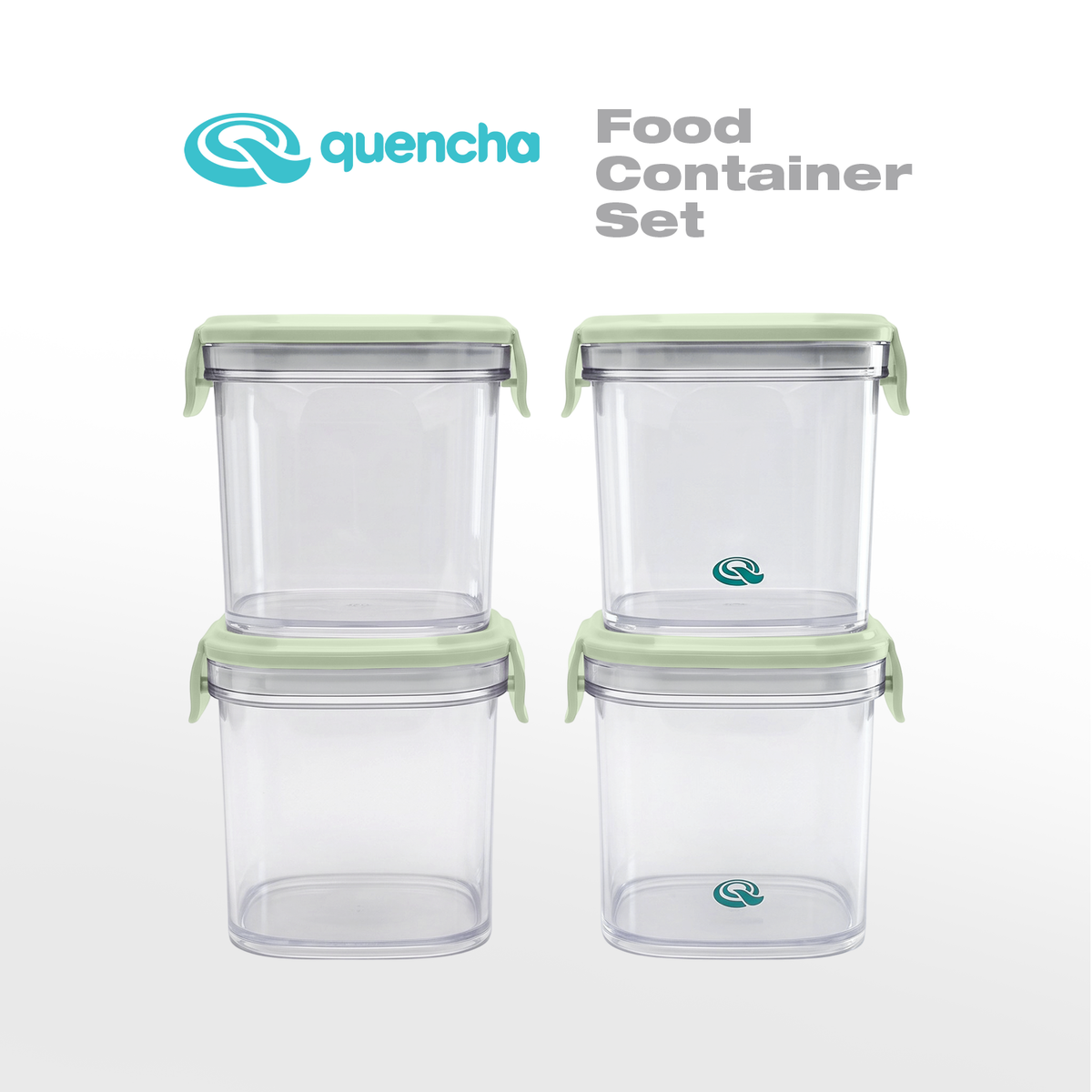 Quencha Kids Food Storage Container Set BPA Free Leak Proof Stackable Lunch Box Food Keeper