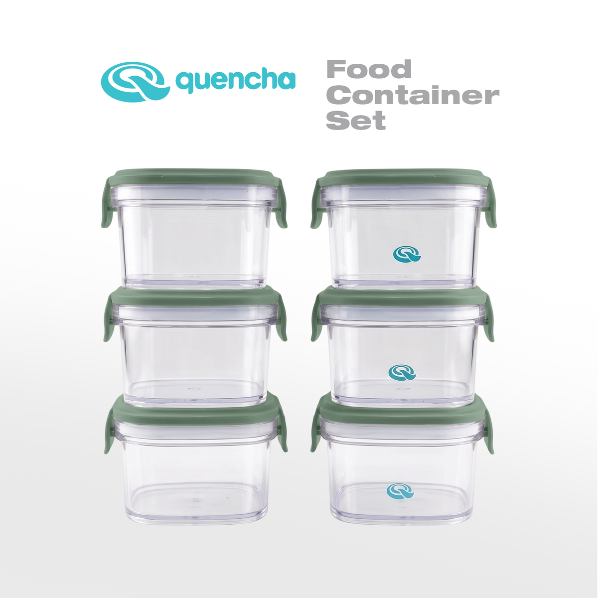 Quencha 230ml food storage container set