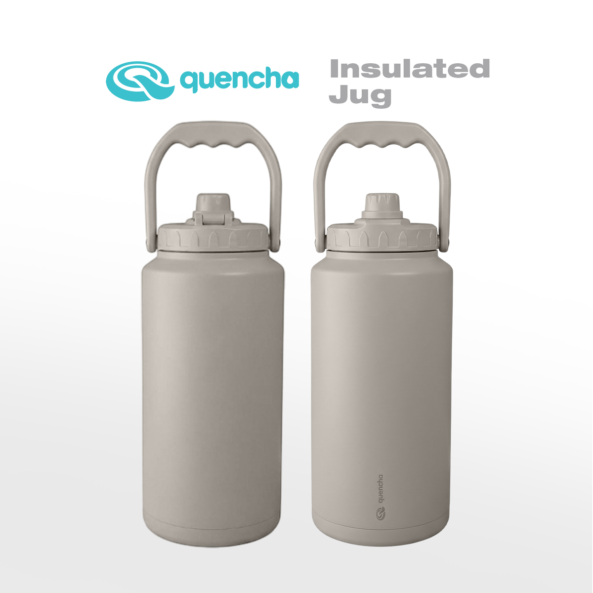 QUENCHA 71oz & 128oz Sports Collection Sports Lid Insulated Water Jug