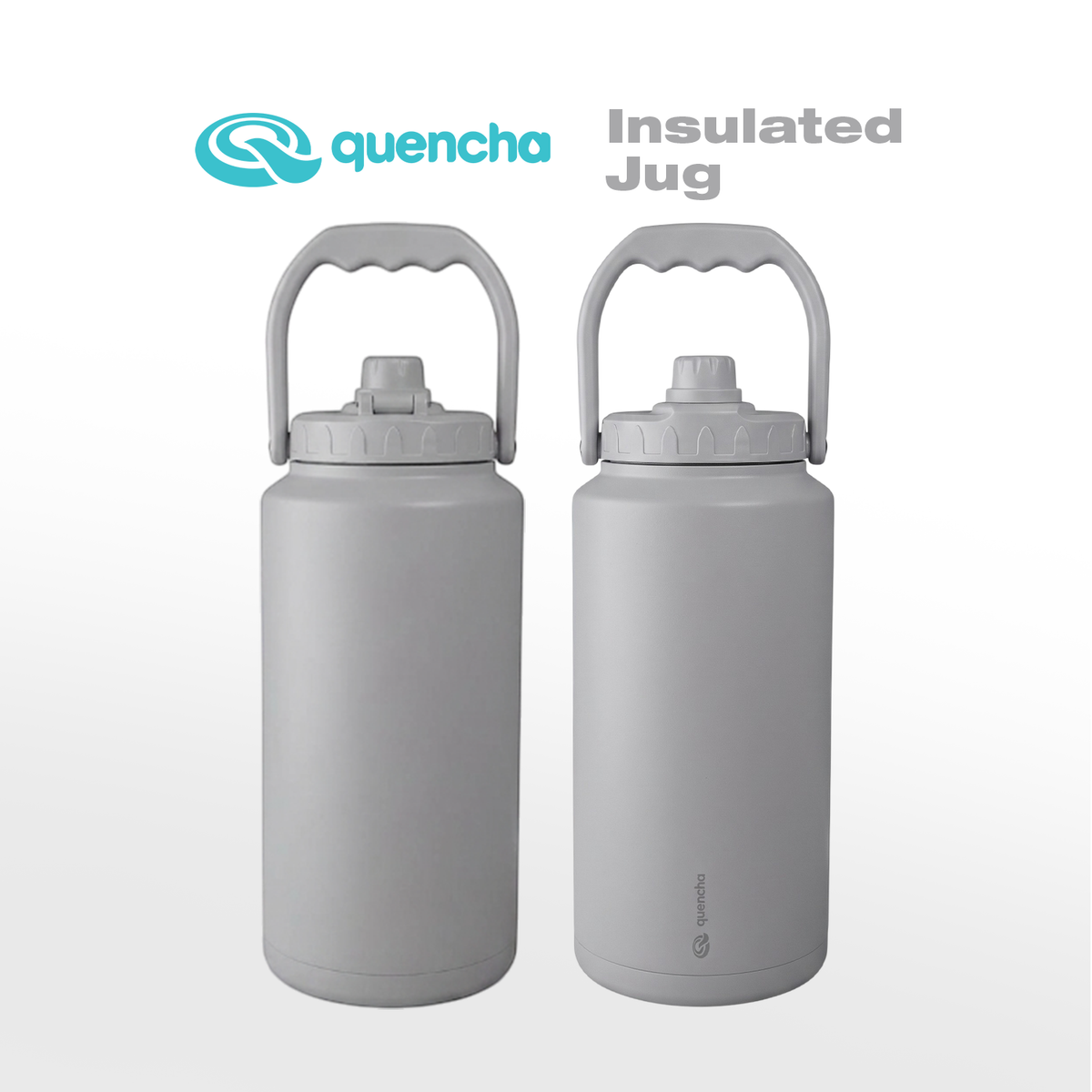QUENCHA 71oz & 128oz Sports Collection Sports Lid Insulated Water Jug