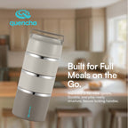 Quencha Horizon Collection Insulated Tumbler Coffee Mug Water Bottle Lunch Box Vacuum Flask