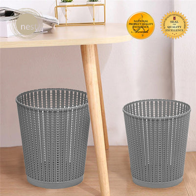 NEST DESIGN LAB Premium Knit Trash Bin Modern Italian Design Amazing Gift Idea For Any Occasion!