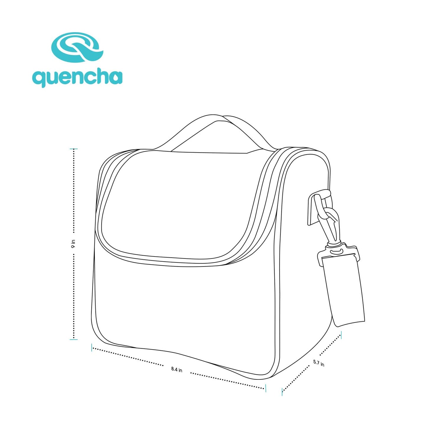 Quencha Insulated Lunch Bag for Adult