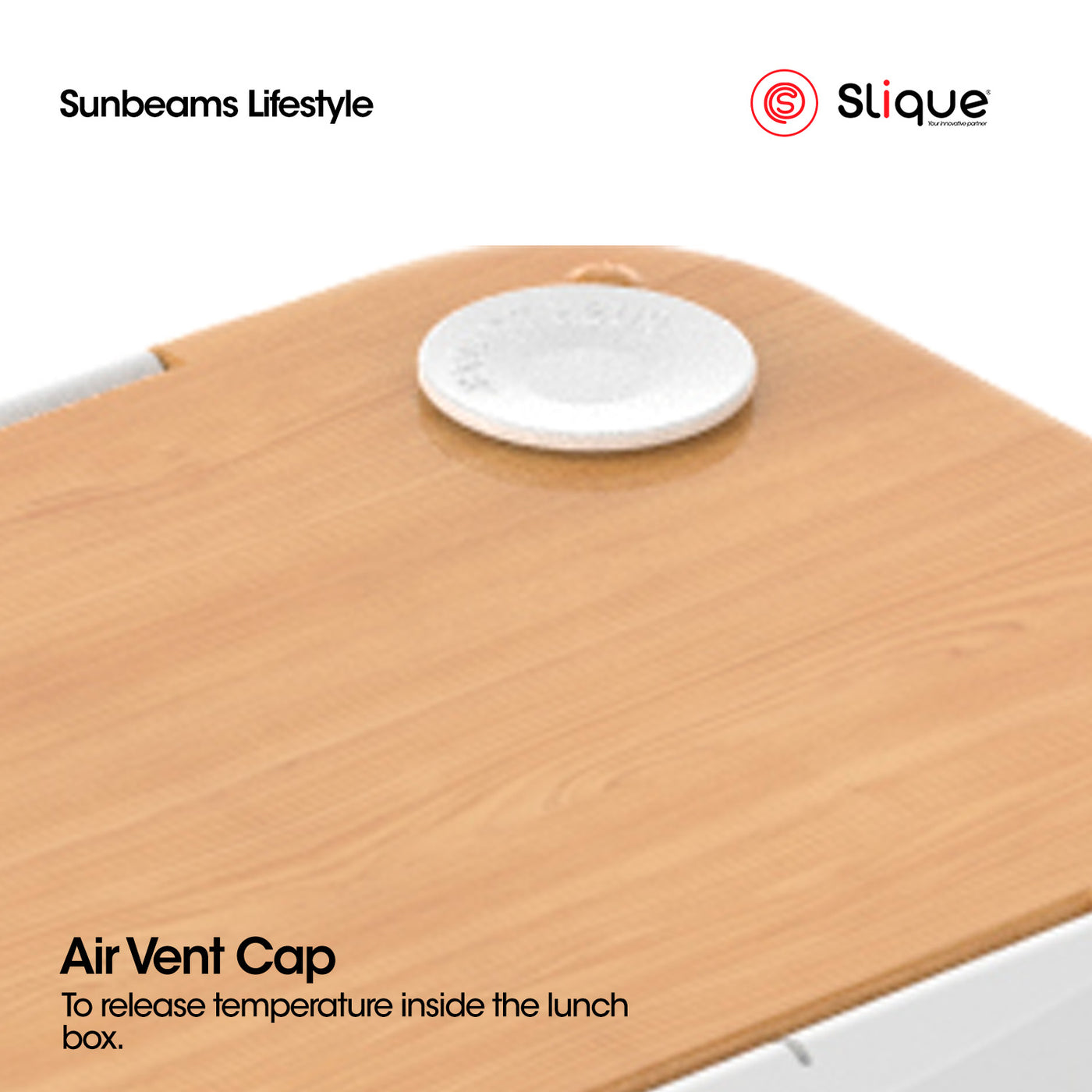 SLIQUE Lunch box w/ PP Spork Included | Compartment 1200ml BPA Free Amazing Gift idea for any Occasion!