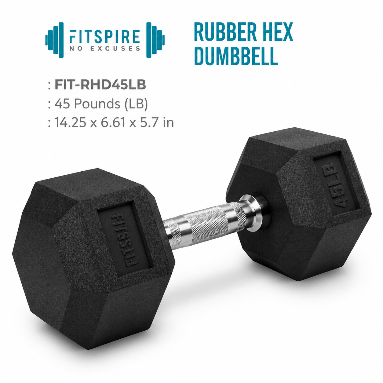 FITSPIRE Adjustable Dumbbell Weight lift Dumbbell Exercise Fitness Strength Training Workout Equipment