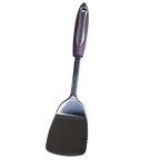SLIQUE Kitchen Utensil Cooking Tools Serving Spoons Turner Ladle Skimmer Purple Handle
